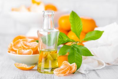 citrus oil in bottle